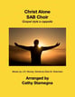 Christ Alone (SAB a cappella Gospel style) SAB choral sheet music cover